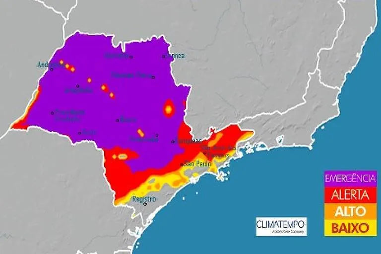 La lluvia cae, la llama crece: ¡9 ciudades en SP en alerta máxima por incendios activos!